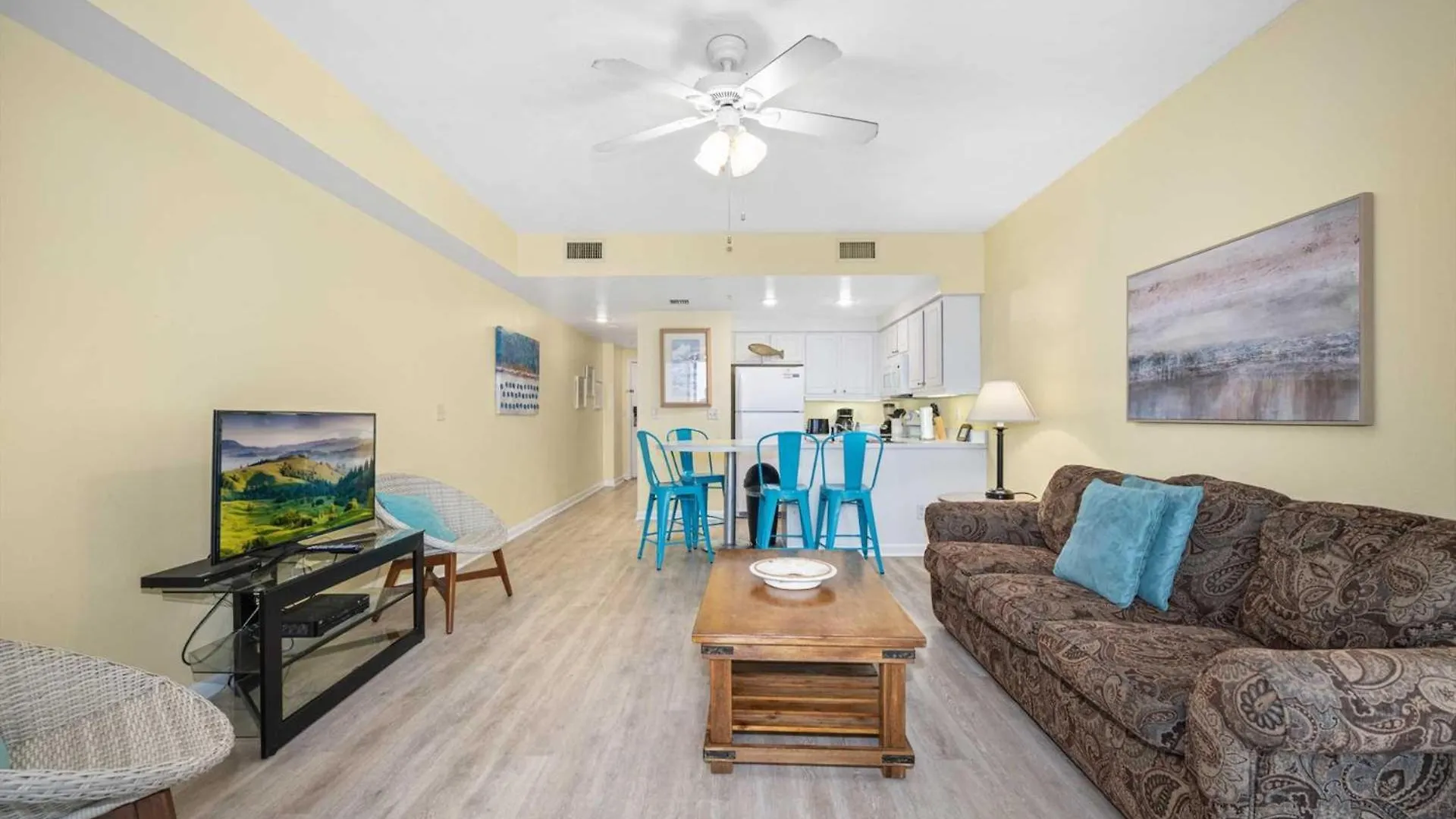 Tatil Evi Luxury 16Th Floor 1 Bedroom Condo Direct Oceanfront Wyndham Ocean Walk Resort Daytona Beach | 1608